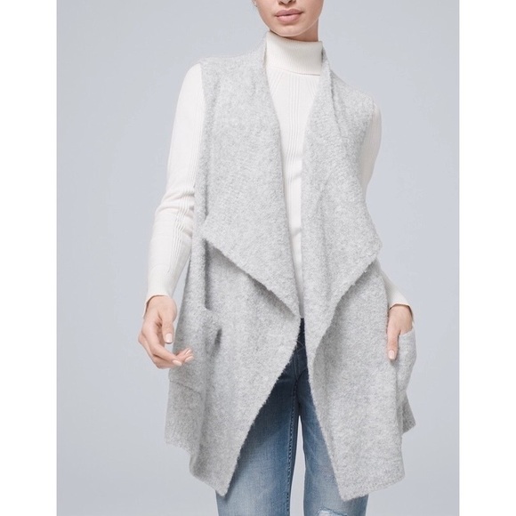 WHBM OPEN FRONT TEDDY VEST - Picture 2 of 4